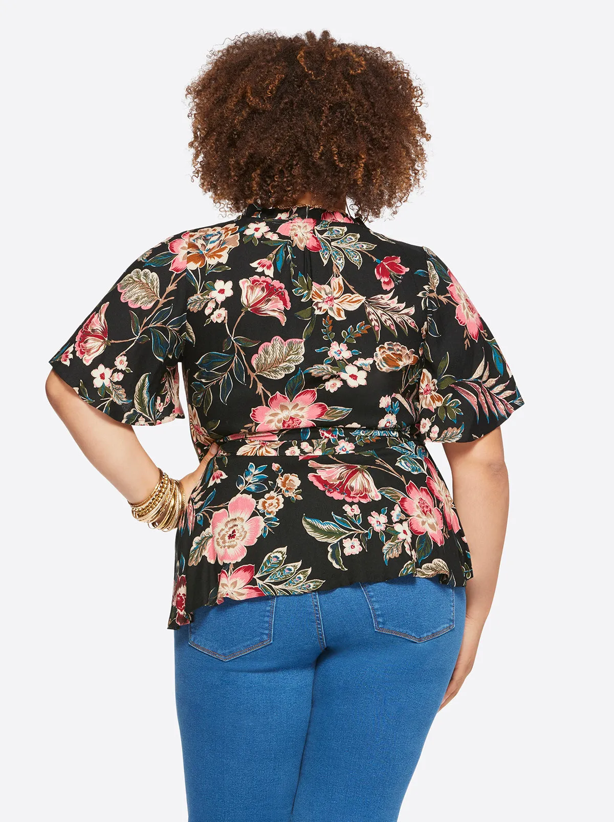 Misha Top in Arcadian Blooms sold by Jessica Simpson product image thumbnail 2