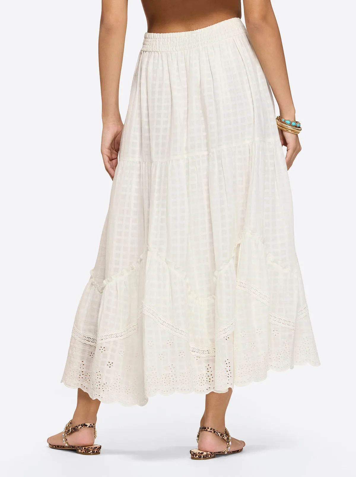 Paula Maxi Skirt in Gardenia sold by Jessica Simpson product image thumbnail 3