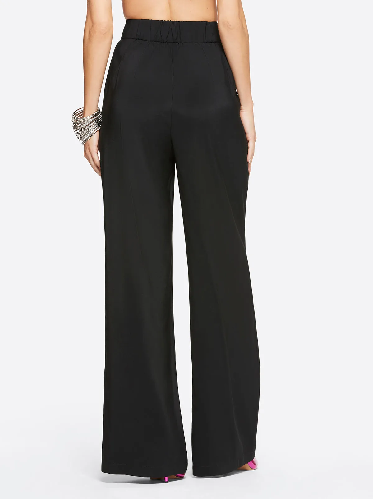 Melba Wide Leg Trouser in Black sold by Jessica Simpson product image thumbnail 3