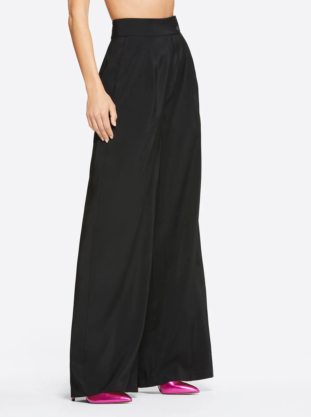 Melba Wide Leg Trouser in Black sold by Jessica Simpson product image thumbnail 2