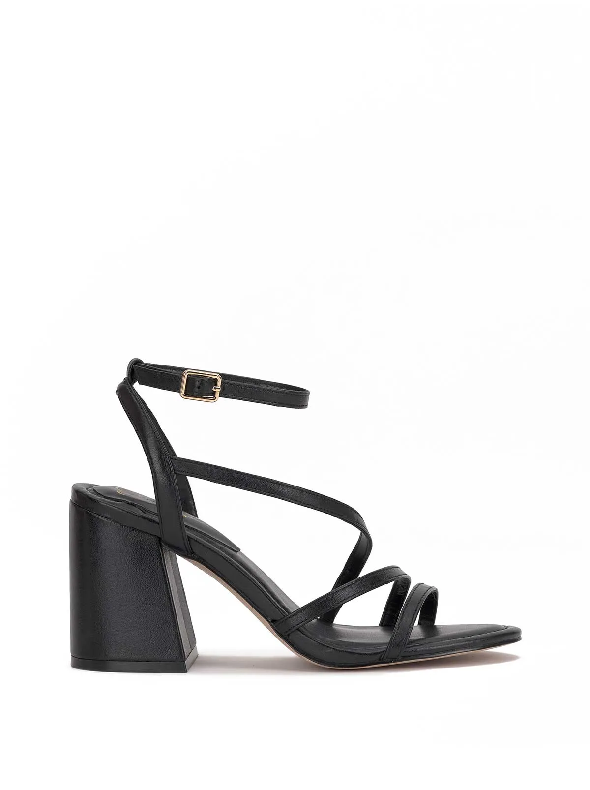 Reyvin Strappy Sandal in Black sold by Jessica Simpson