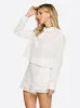 Giana Button Up Shirt in Gardenia sold by Jessica Simpson
