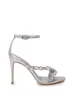 Raela Embellished High Heel Sandal in Silver sold by Jessica Simpson