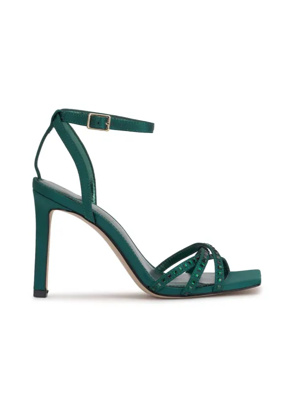 Leonah High Heel Sandal in Evergreen sold by Jessica Simpson