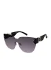 Rimless Cat Eye Shield Sunglasses in Black sold by Jessica Simpson