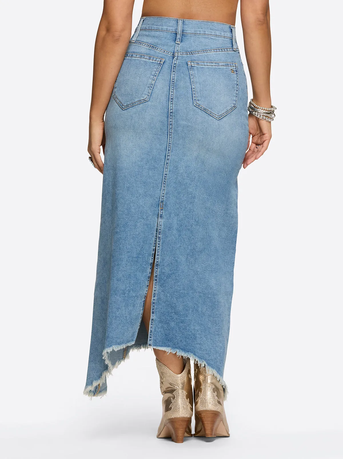 Della Maxi Skirt in Sweet Pea sold by Jessica Simpson product image thumbnail 5