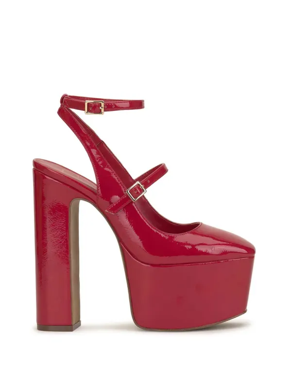 Pialley Platform Pump in Richest Red sold by Jessica Simpson