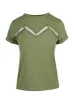 Valeriya Tee in Bronze Green sold by Jessica Simpson