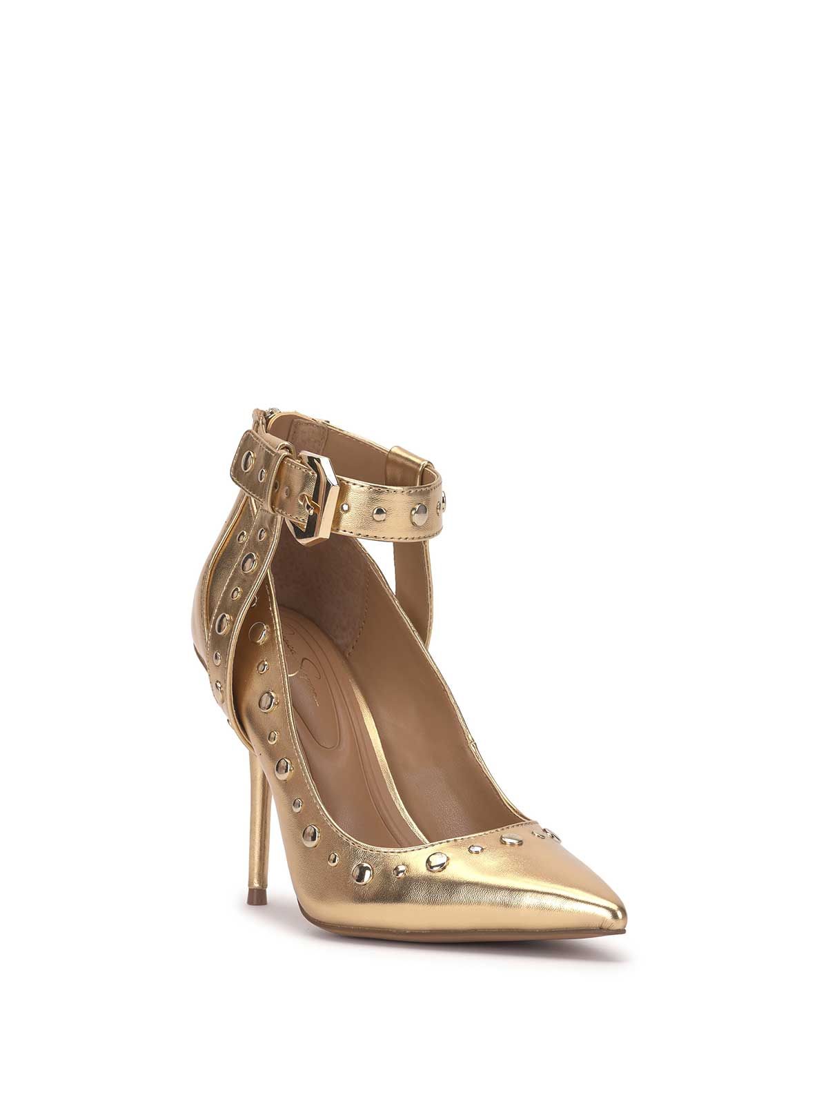 Hinjosa Ankle Strap Stiletto in Gold sold by Jessica Simpson product image thumbnail 4