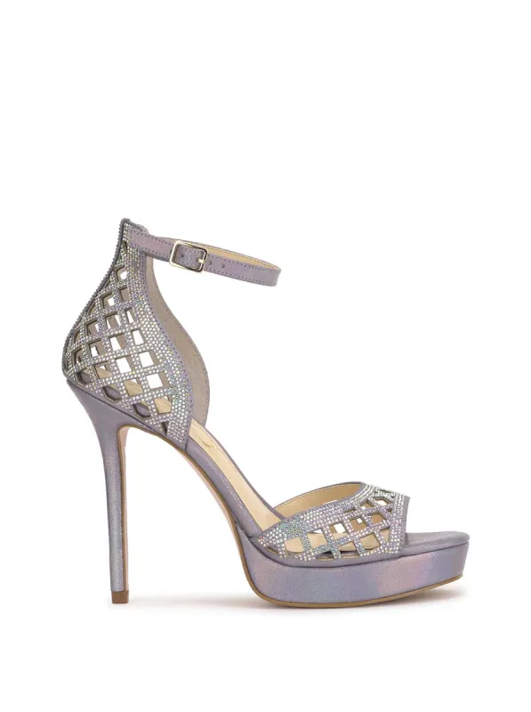 Herora Platform Sandal in Irridescent sold by Jessica Simpson