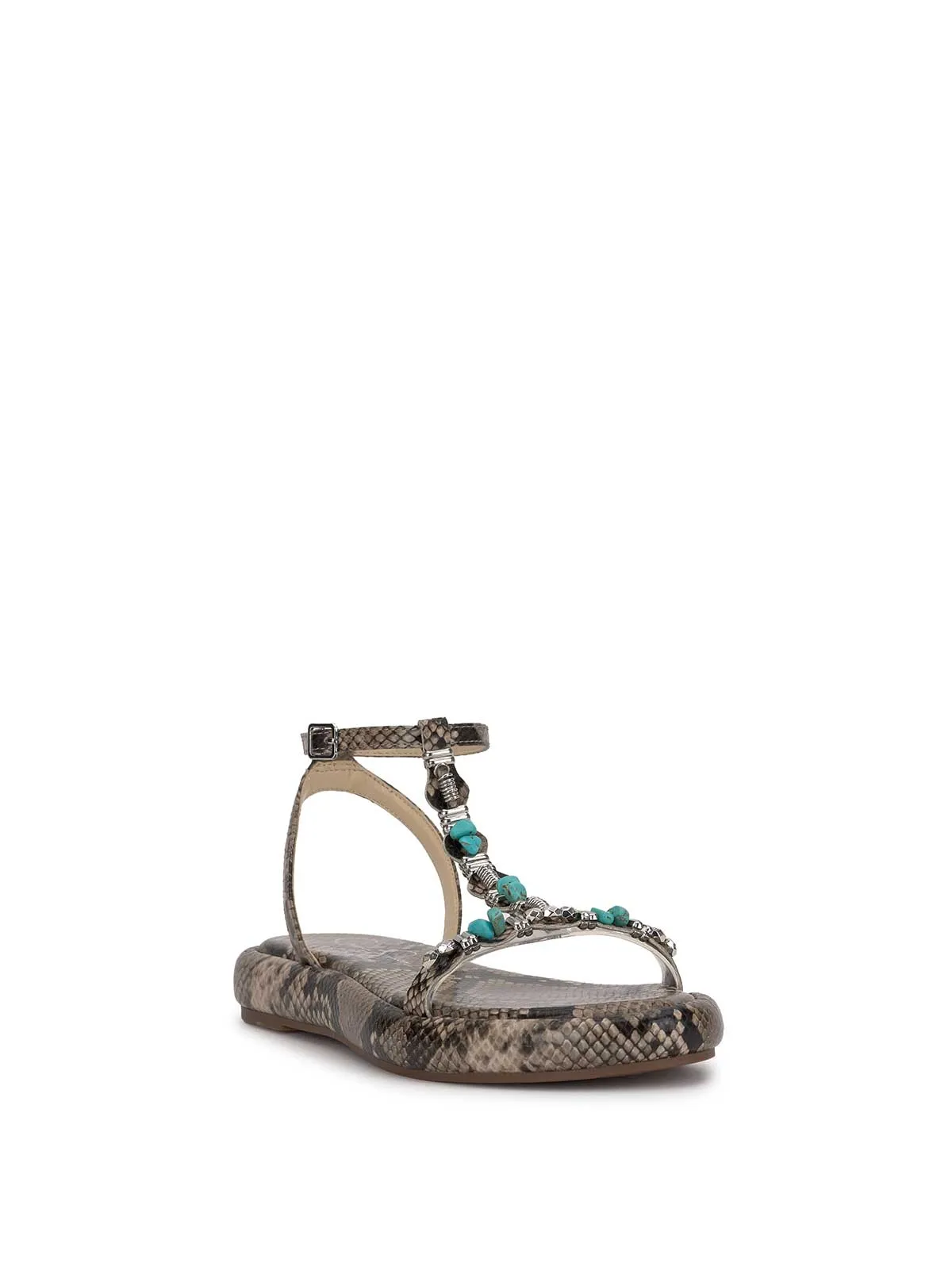Eshily Embellished Sandal in Snake sold by Jessica Simpson product image thumbnail 4
