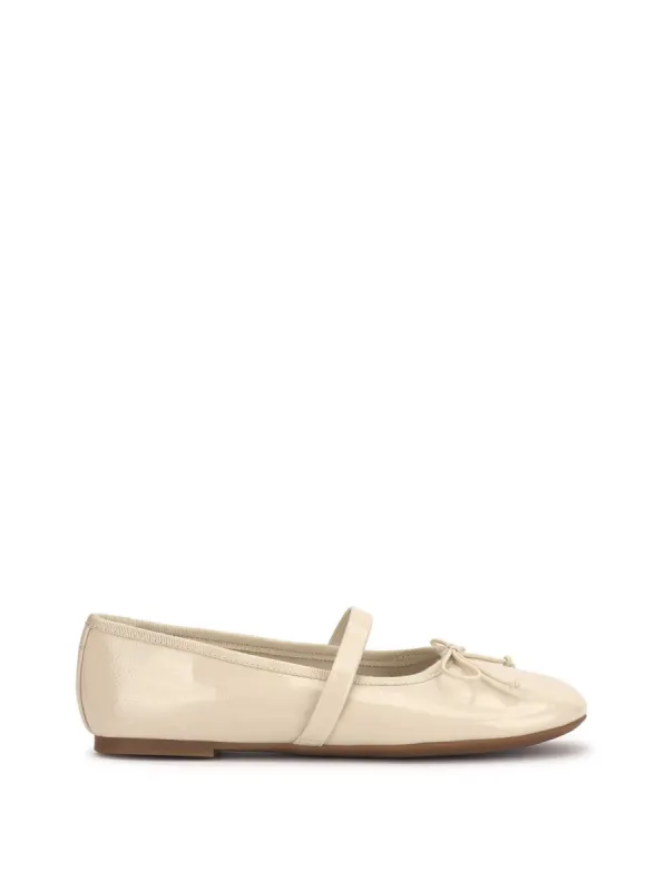 Azalina Mary Jane Flat in Ivory sold by Jessica Simpson