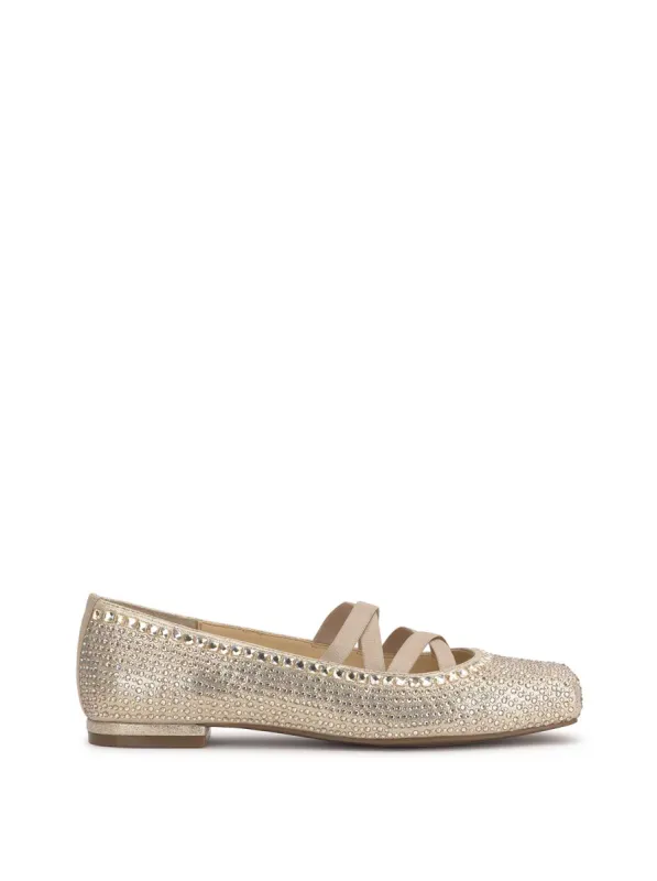 Otessa Ballet Flat in Champagne sold by Jessica Simpson