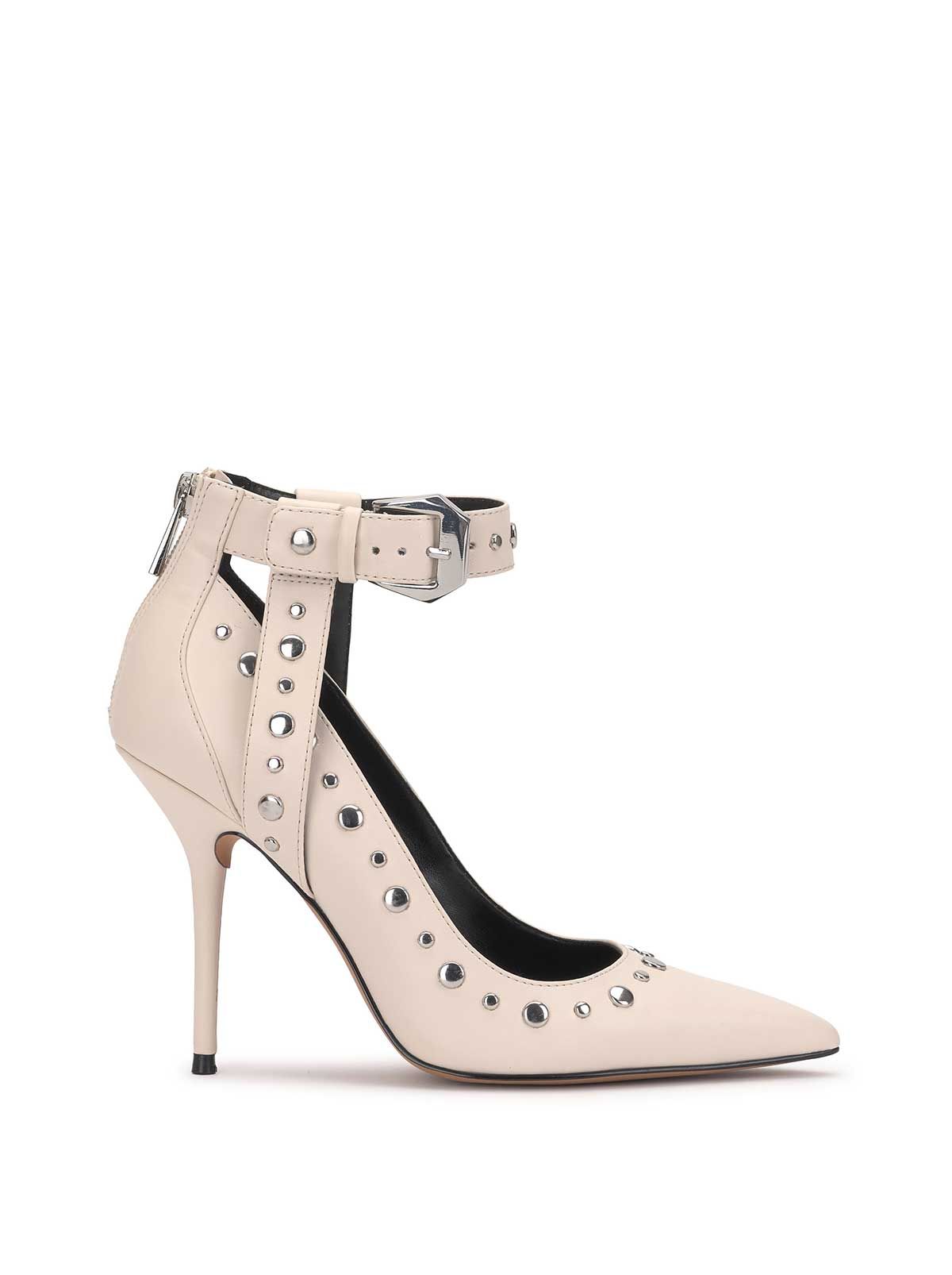 Hinjosa Ankle Strap Stiletto in Chalk sold by Jessica Simpson
