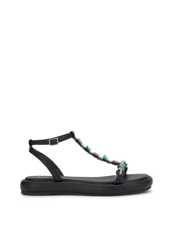Eshily Embellished Sandal in Black sold by Jessica Simpson