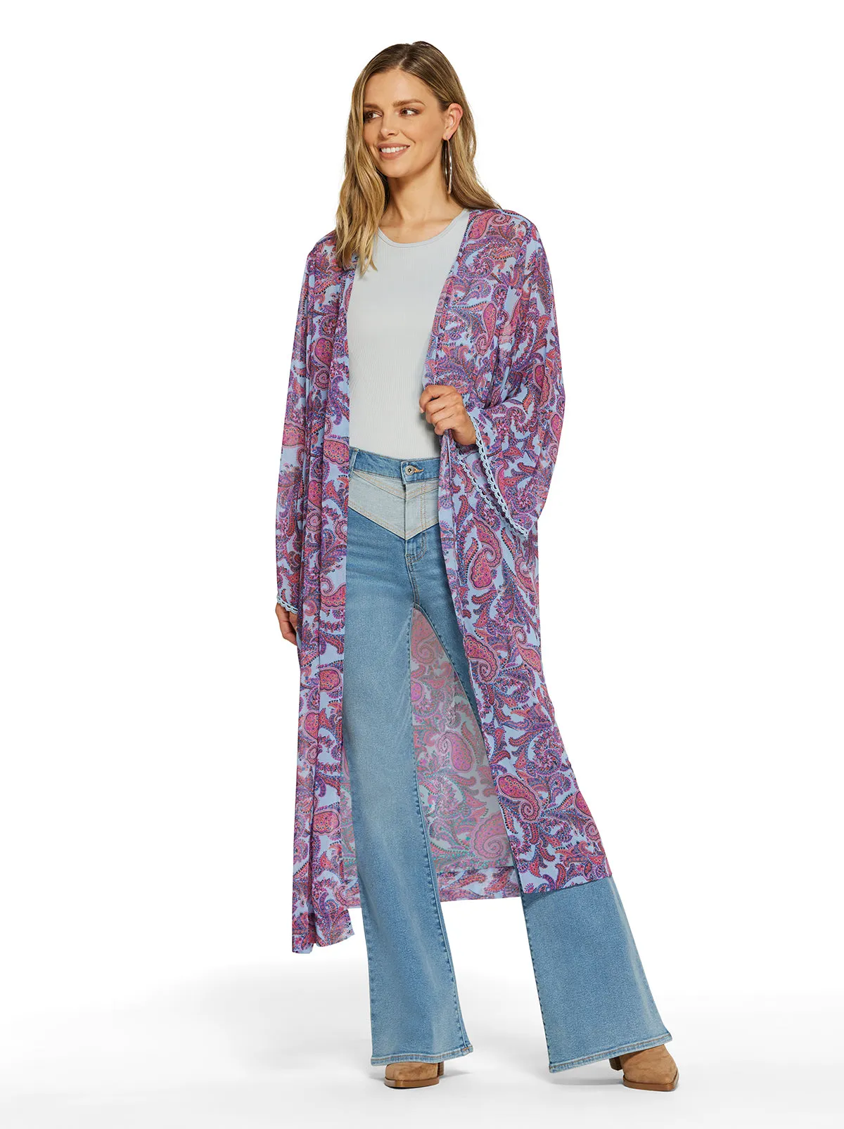 Blakely Duster in Solitary Pasiley sold by Jessica Simpson