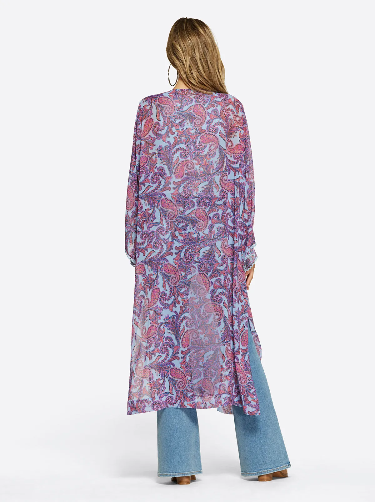 Blakely Duster in Solitary Pasiley sold by Jessica Simpson product image thumbnail 4