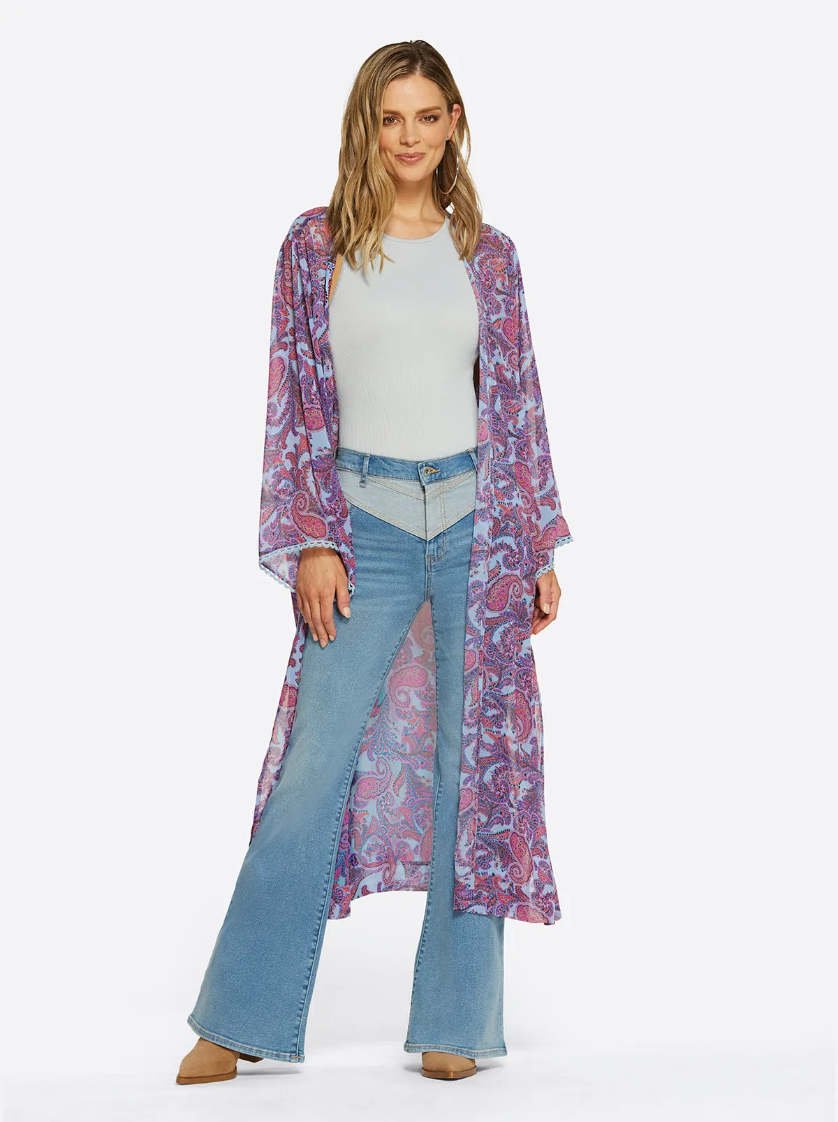 Blakely Duster in Solitary Pasiley sold by Jessica Simpson product image thumbnail 2