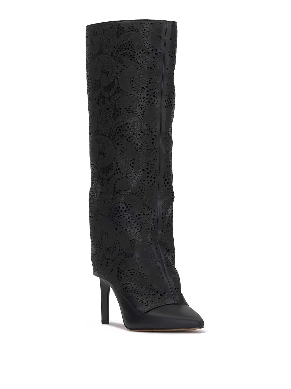 Brykia Knee High Boot in Black Cutout sold by Jessica Simpson product image thumbnail 4