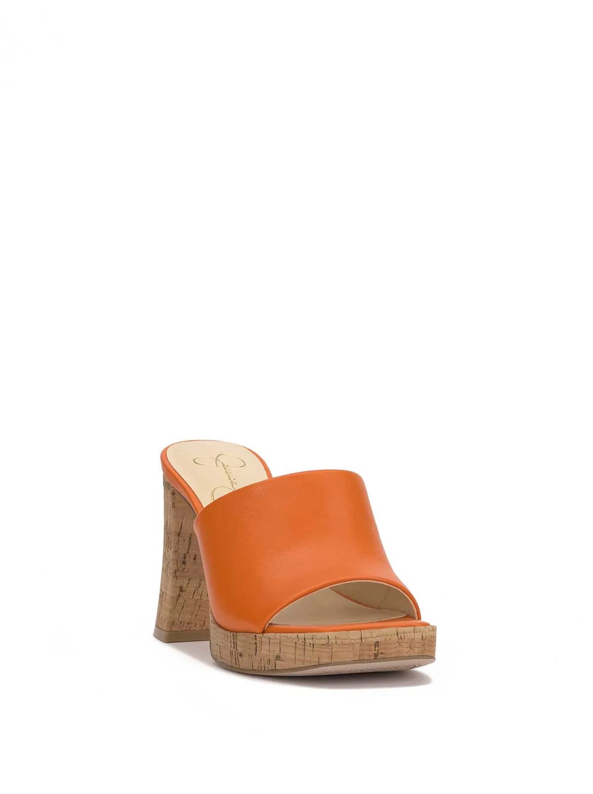 Kashet Mule Platform Sandal in Tangerine sold by Jessica Simpson product image thumbnail 4