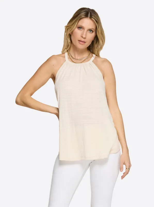 Nyre Tank in Parchment sold by Jessica Simpson