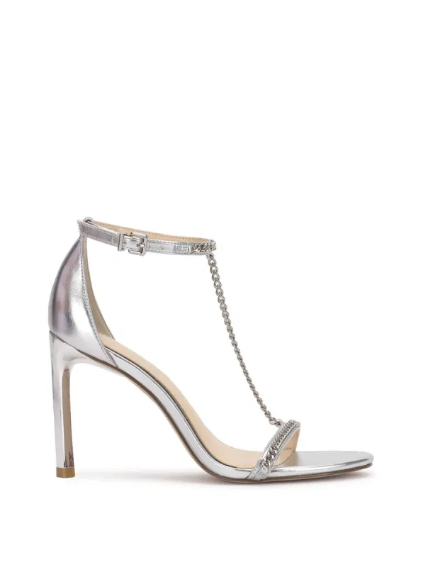 Qiven High Heel in Silver sold by Jessica Simpson