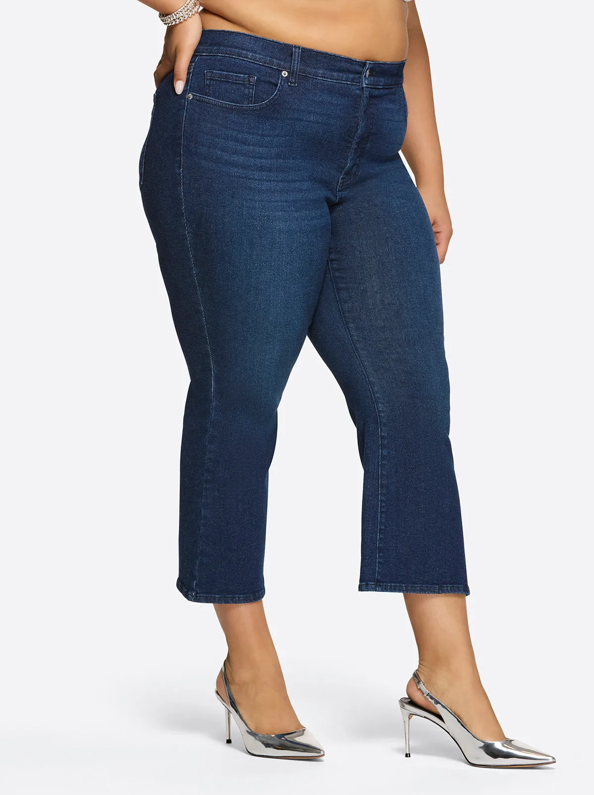 Charmed Ankle Flare in Blue Flame sold by Jessica Simpson product image thumbnail 3