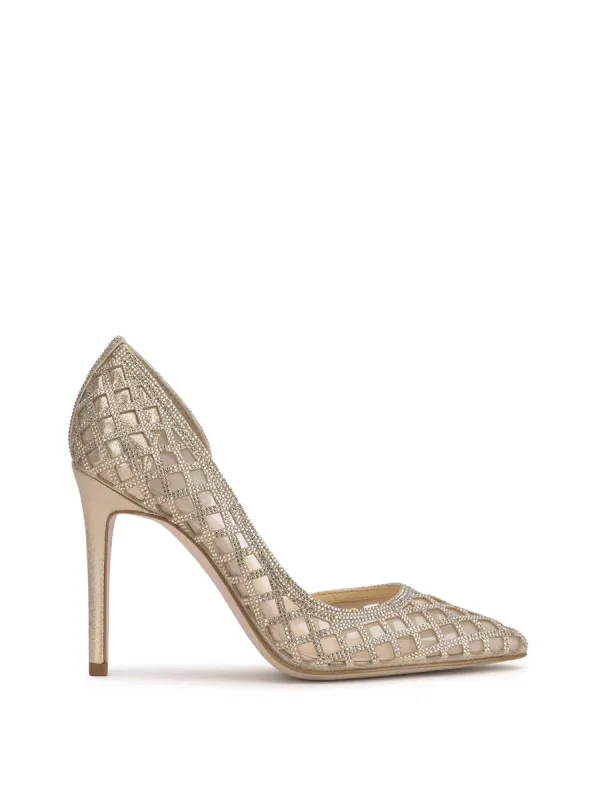 Prizma D'Orsay Pump in Party Gold | Parallel