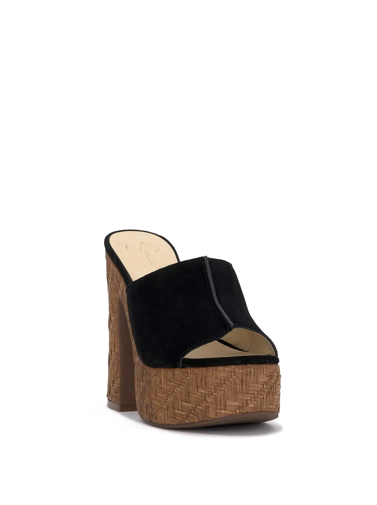 Xona Platform Sandal in Black sold by Jessica Simpson product image thumbnail 5