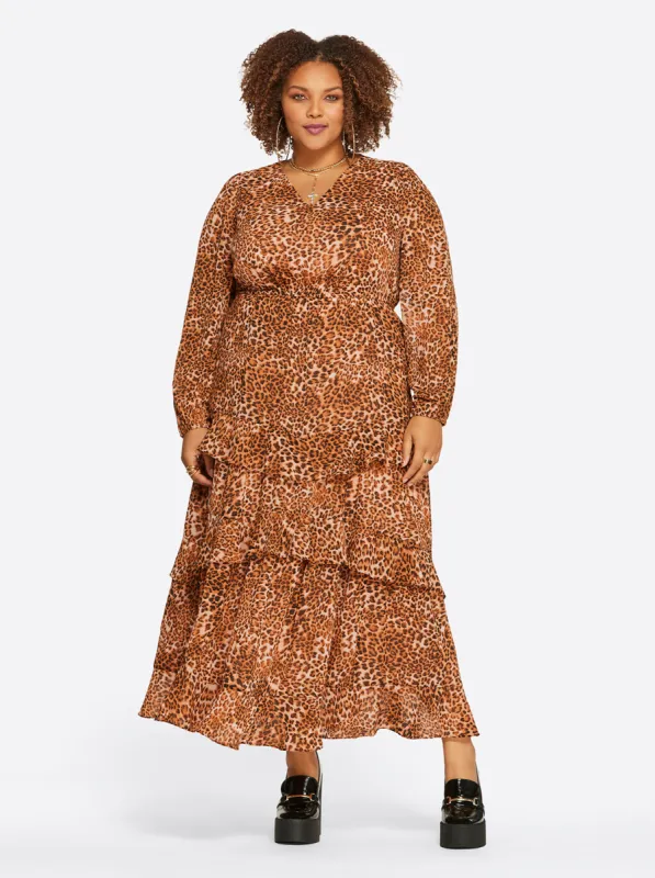 Tabatha Dress in Panthera made by Jessica Simpson