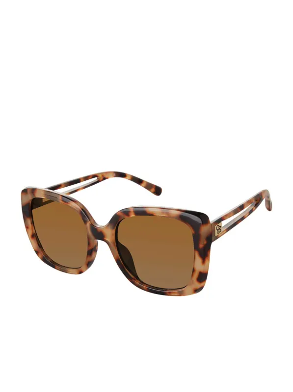 Glamorous Cat Eye Vented Temple Sunglasses in Tortoise sold by Jessica Simpson