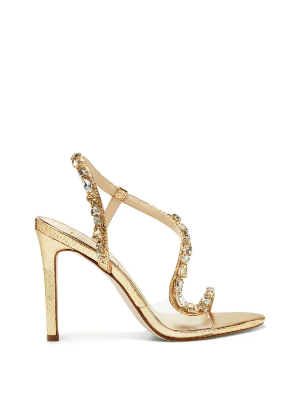Jaycin High Heel in Gold sold by Jessica Simpson