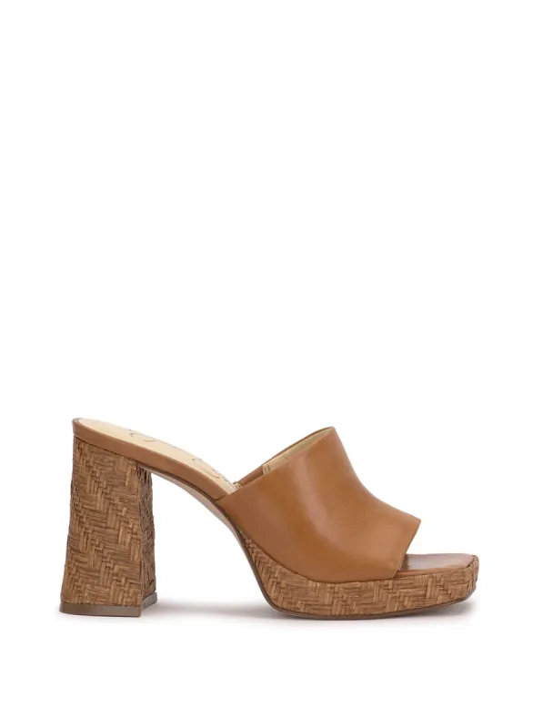 Kashet Mule Platform Sandal in Brown Sugar sold by Jessica Simpson