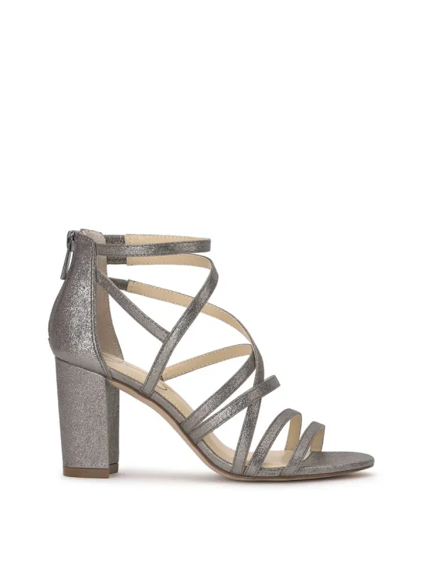 Stassey Sandal in Pewter sold by Jessica Simpson