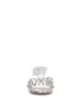 Primana Lucite Mule in Silver sold by Jessica Simpson