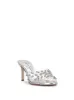 Primana Lucite Mule in Silver sold by Jessica Simpson