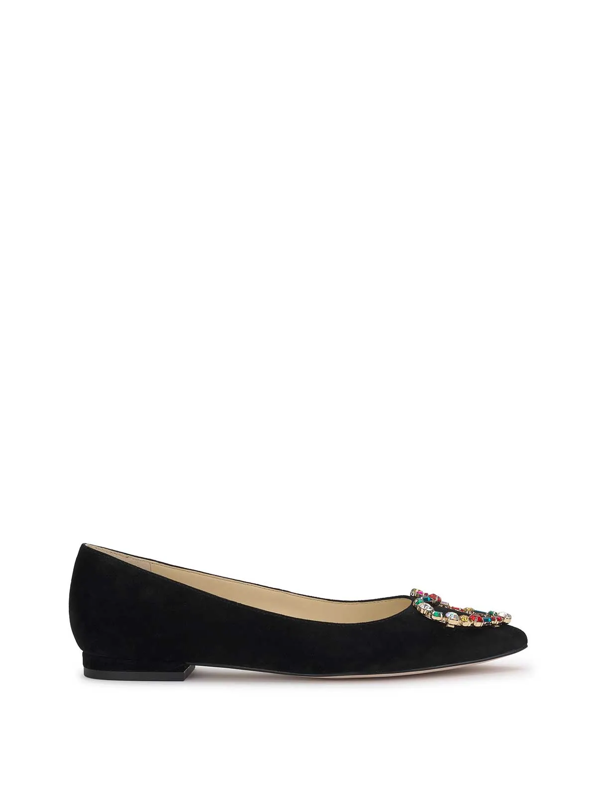Elika Ballet Flat in Black sold by Jessica Simpson