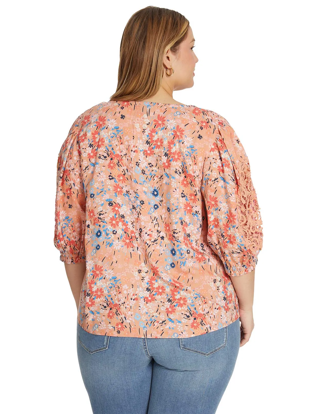 Sibyl Top in Blooming Pastures sold by Jessica Simpson product image thumbnail 2