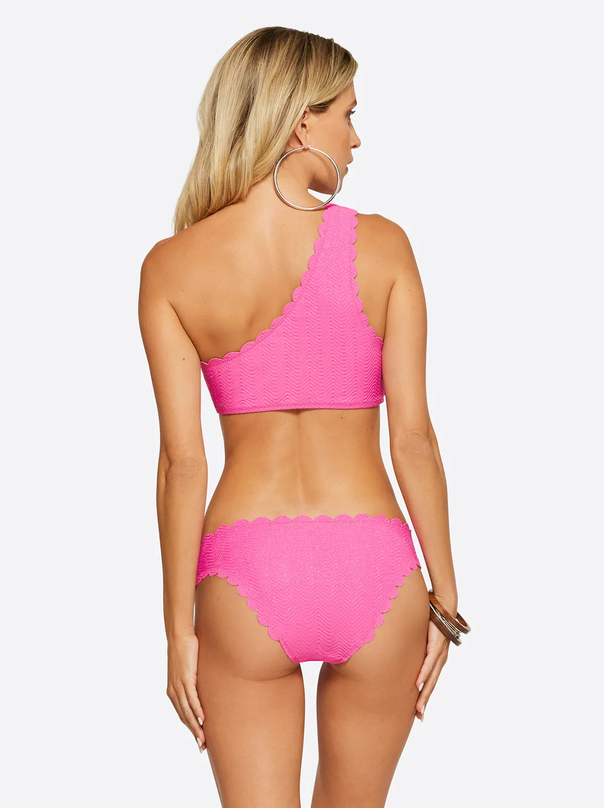 Under the Sea One Shoulder Top in Pink Parfait sold by Jessica Simpson product image thumbnail 3