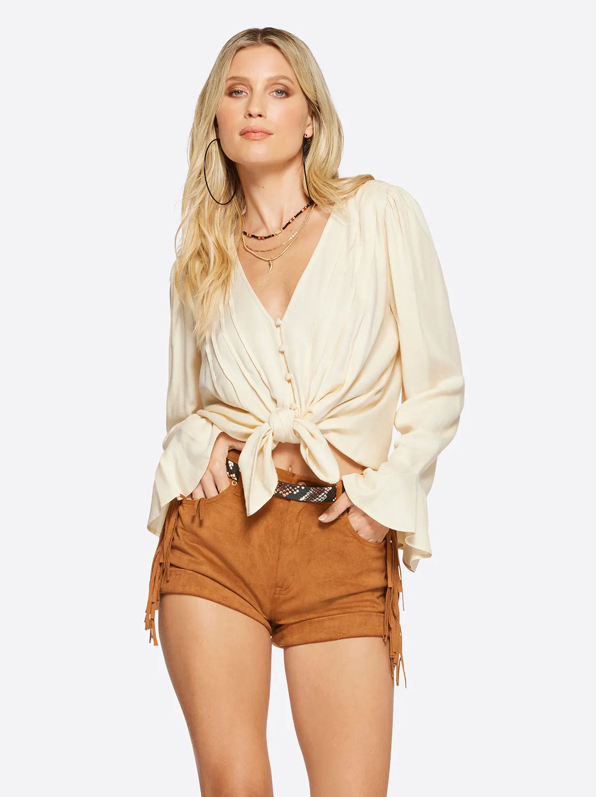 Cecily Top in Parchment sold by Jessica Simpson