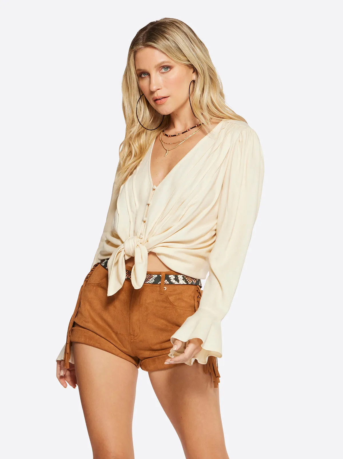 Cecily Top in Parchment sold by Jessica Simpson product image thumbnail 2