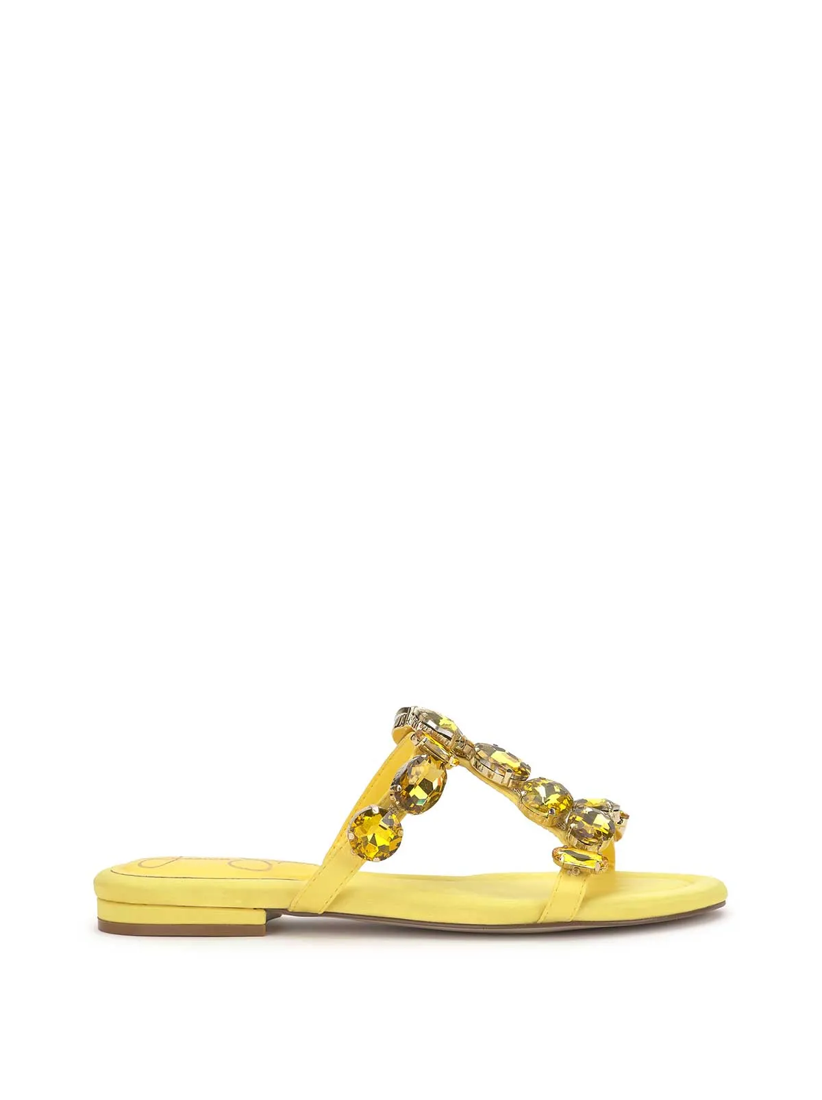 Avimma Flat Sandal in Yellow sold by Jessica Simpson