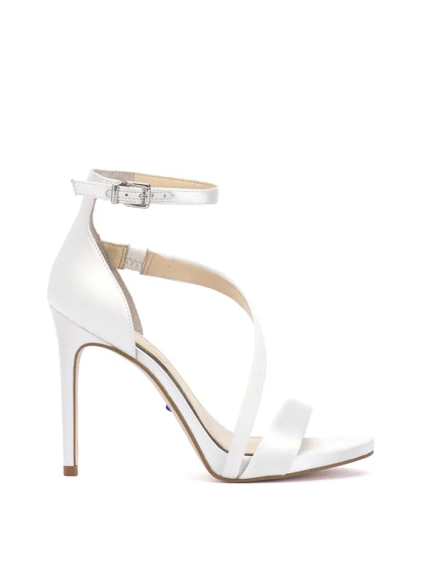 Rayli High Heel Sandal in White sold by Jessica Simpson