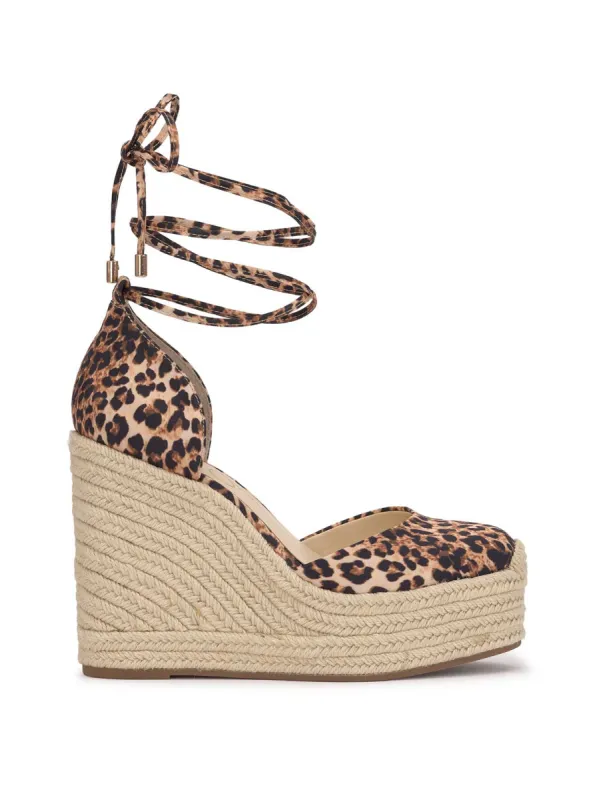 Weyla Espadrille Wedge in Leopard sold by Jessica Simpson
