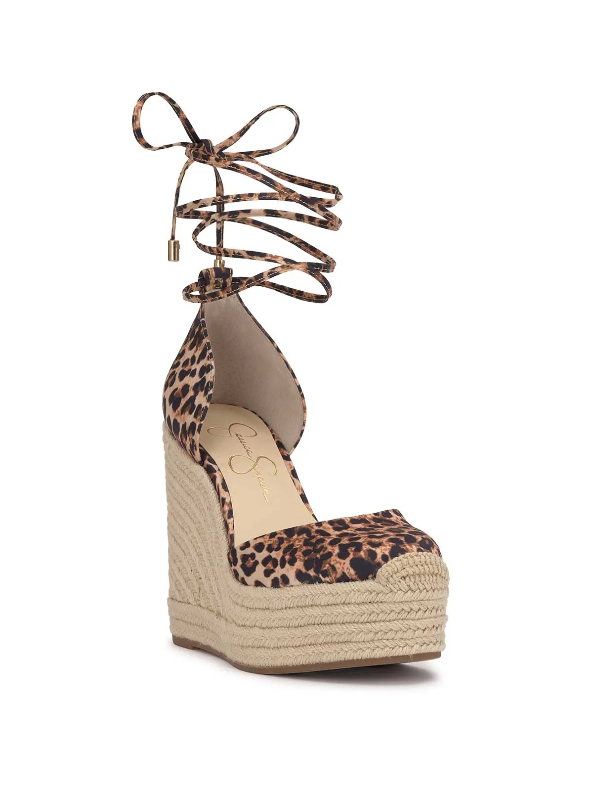 Weyla Espadrille Wedge in Leopard sold by Jessica Simpson product image thumbnail 5