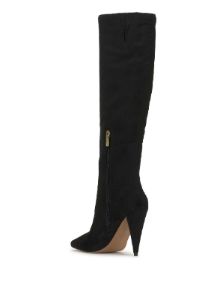 Maynard Knee High Boot in Black Suede sold by Jessica Simpson