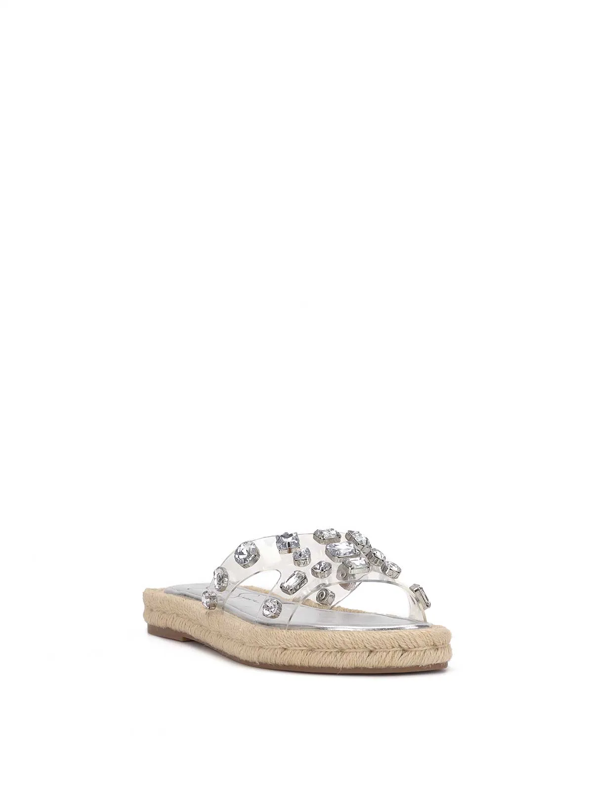 Jinka Espadrille Sandal in Clear sold by Jessica Simpson product image thumbnail 5