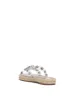 Jinka Espadrille Sandal in Clear sold by Jessica Simpson