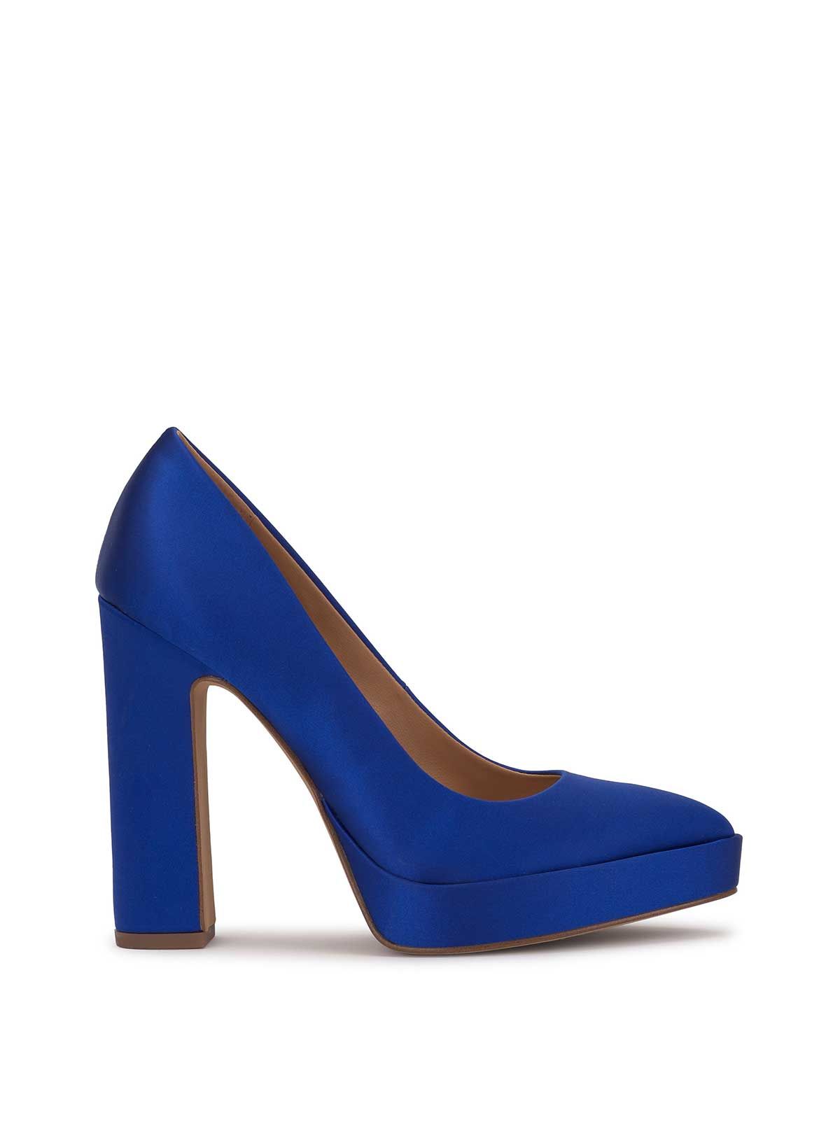 Glynis Platform Pump in Ultra Blue sold by Jessica Simpson