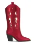 Ginika Western Boot in Red Muse sold by Jessica Simpson